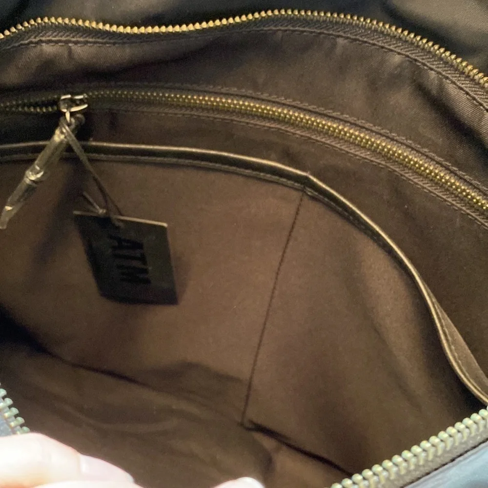 NWT ATM Anthony Thomas Melillo Anton Black Foldable Backpack
